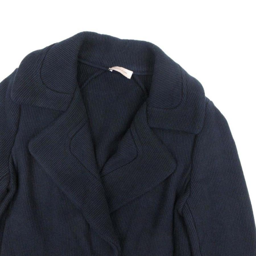 美品 MAISON ULLENS メゾンユーレンス コットンカシミヤ ハーフ ピーコート Pコート ジャケット アウター XS 紺 レディース 古着 中古 |  | 02