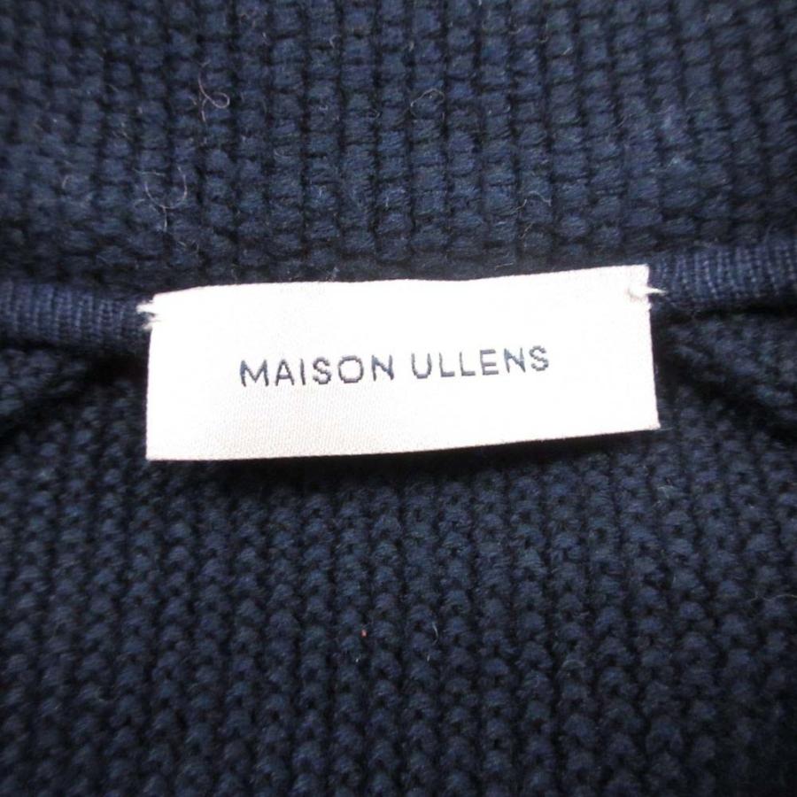 美品 MAISON ULLENS メゾンユーレンス コットンカシミヤ ハーフ ピーコート Pコート ジャケット アウター XS 紺 レディース 古着 中古 |  | 05