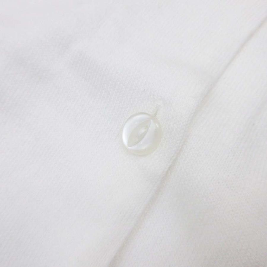 良品 JOHN SMEDLEY ジョンスメドレー コットン ニット カーディガン クルーネック 長袖 XS 白 ホワイト レディース 古着 中古 | JOHN SMEDLEY | 04