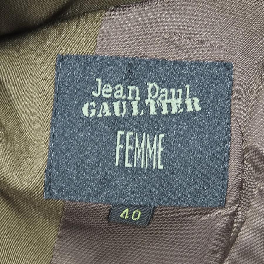美品 90aw Jean Paul GAULTIER FEMME ジャンポールゴルチエ ファム ウール スーツ セットアップ ジャケット スカート ヴィンテージ 40 レディース 古着 中古 | Jean Paul Gaultier | 08