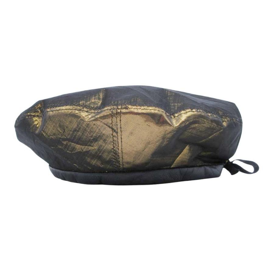 美品 23ss FUMIKA_UCHIDA フミカウチダ METALLIC REVERSIBLE BERET リバーシブル メタリック ベレー帽 帽子 ゴールド 黒 レディース 古着 中古 |  | 02