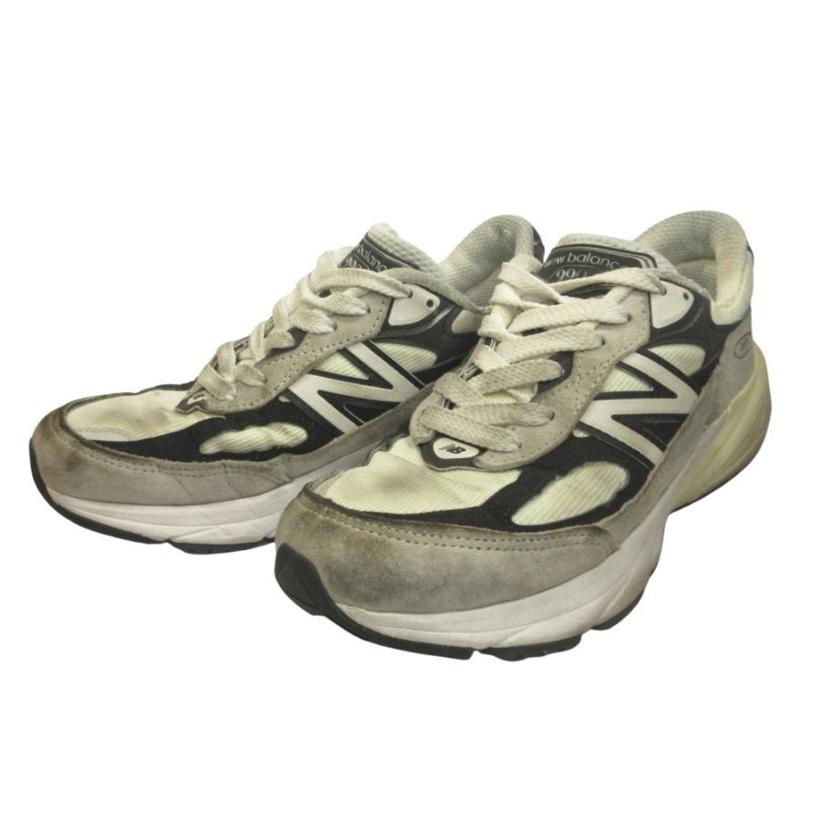 New Balance ニューバランス 990v6 スニーカー シューズ 靴 ローカット USA製 U990TG6 23cm グレー ブラック レディース 古着 中古 | New Balance | 02