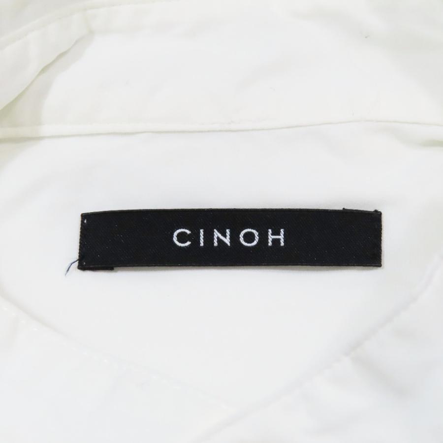 CINOH チノ CI DOUBLE COLLAR SHIRT ダブルカラーシャツ 長袖 カットソー 44 ホワイト 23WST301 メンズ 古着 中古 | CINOH | 05