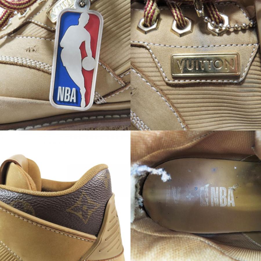LOUIS VUITTON ルイヴィトン×NBA オーベルカンフ・ライン スエード アンクルブーツ モノグラム 靴 シューズ ブラウン 8 メンズ 古着 中古 | LOUIS VUITTON | 07