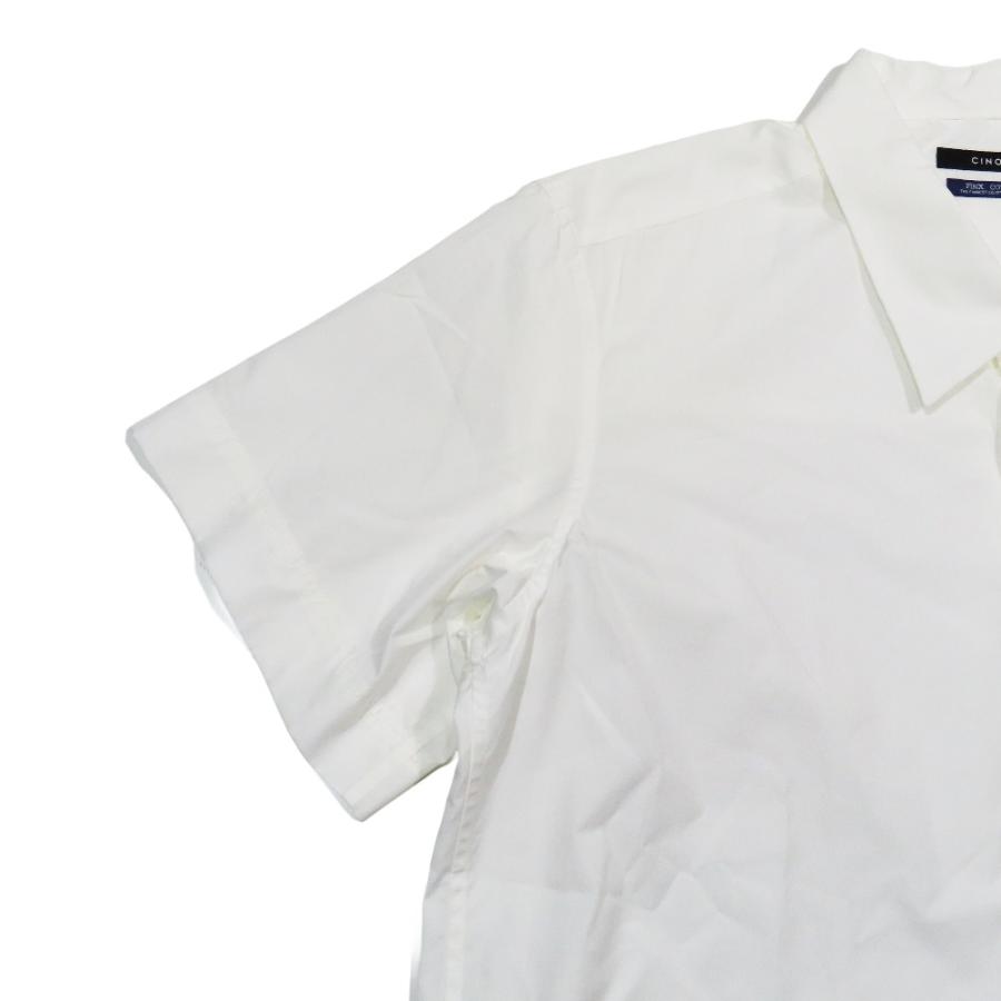 美品 24SS CINOH チノ FINX MASON HALF SLEEVE SHIRT シャツ カットソー ブラウス 半袖 コットン 46 ホワイト メンズ 古着 中古 | CINOH | 03