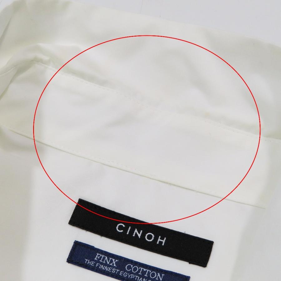 美品 24SS CINOH チノ FINX MASON HALF SLEEVE SHIRT シャツ カットソー ブラウス 半袖 コットン 46 ホワイト メンズ 古着 中古 | CINOH | 08