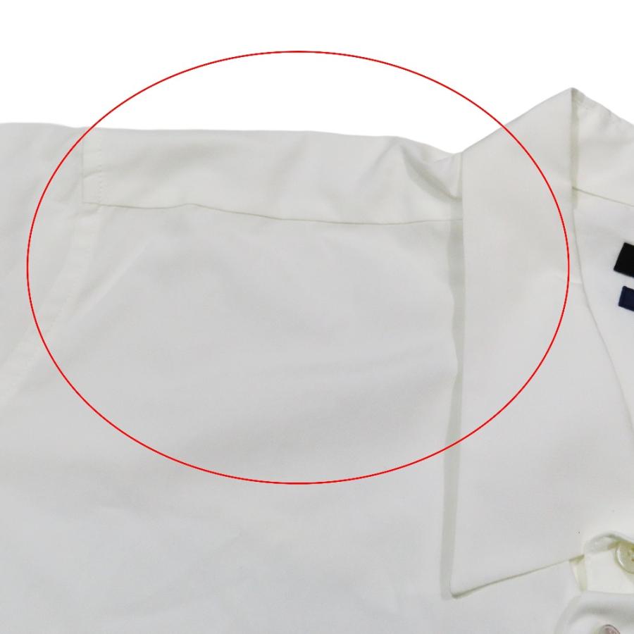 美品 24SS CINOH チノ FINX MASON HALF SLEEVE SHIRT シャツ カットソー ブラウス 半袖 コットン 46 ホワイト メンズ 古着 中古 | CINOH | 09