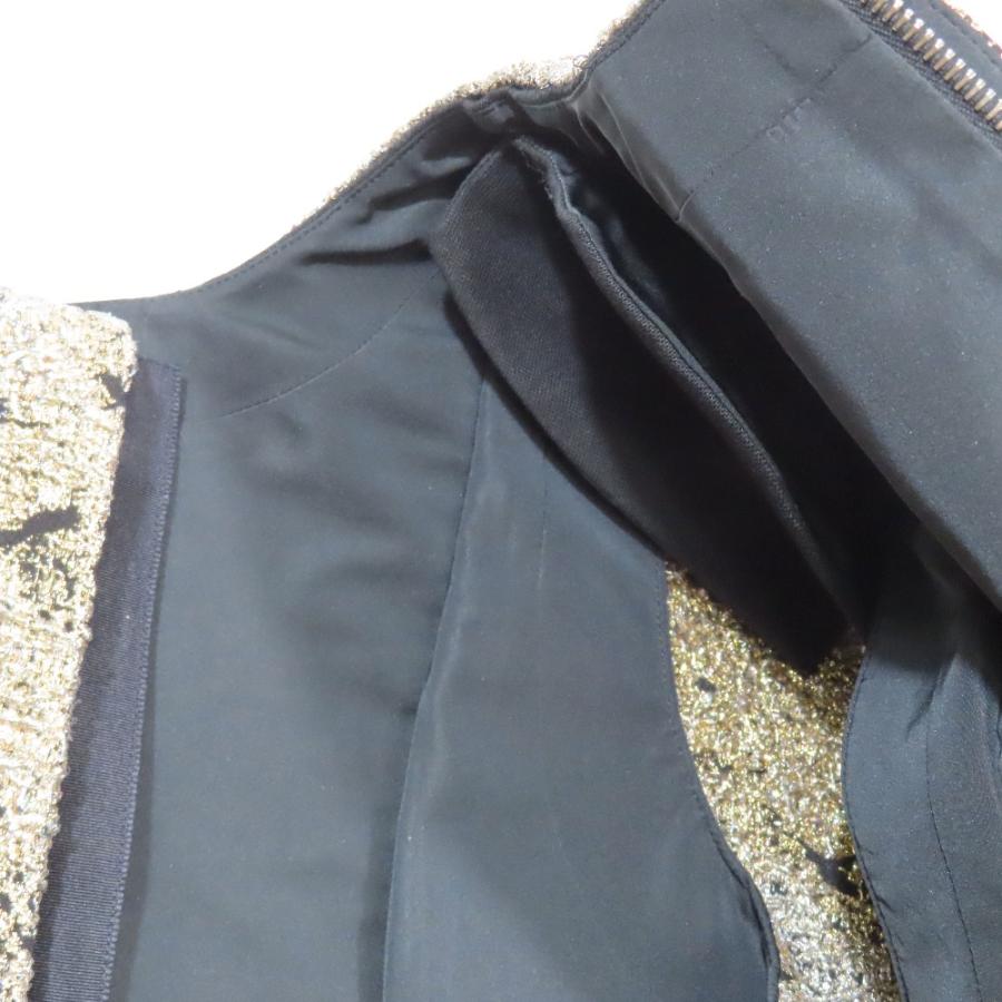 未使用 23ss LOUIS VUITTON ルイヴィトン ジレ ベスト トップス クロップド ノースリーブ ジャケット ゴールド ブラック 36 レディース 古着 中古 | LOUIS VUITTON | 05