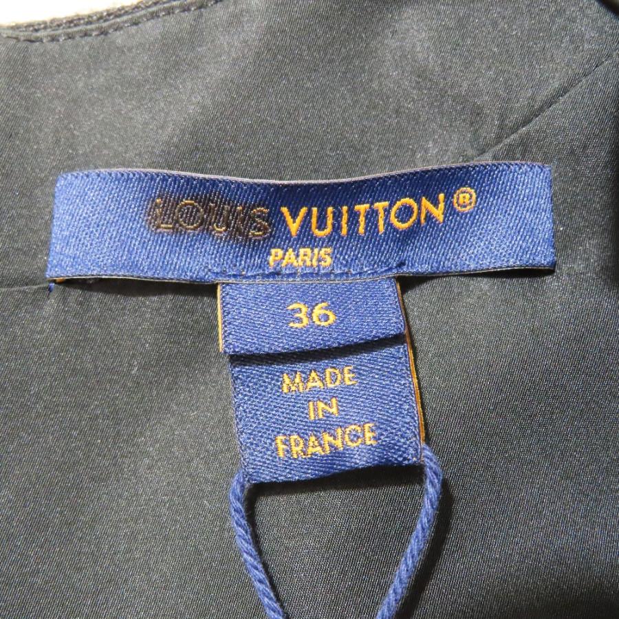 未使用 23ss LOUIS VUITTON ルイヴィトン ジレ ベスト トップス クロップド ノースリーブ ジャケット ゴールド ブラック 36 レディース 古着 中古 | LOUIS VUITTON | 07