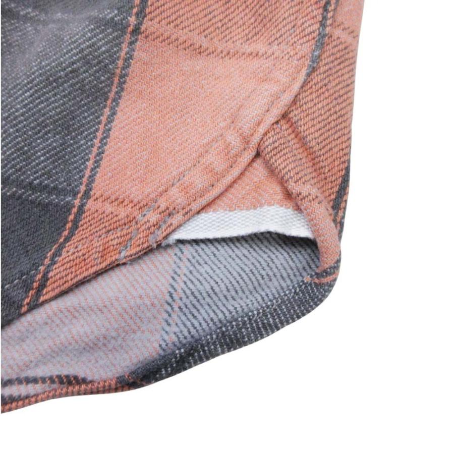美品 JELADO ジェラード Union Worker Shirt チェック ユニオンワークシャツ カットソー トップス コットン 15 茶 グレー メンズ 古着 中古 | JELADO | 03