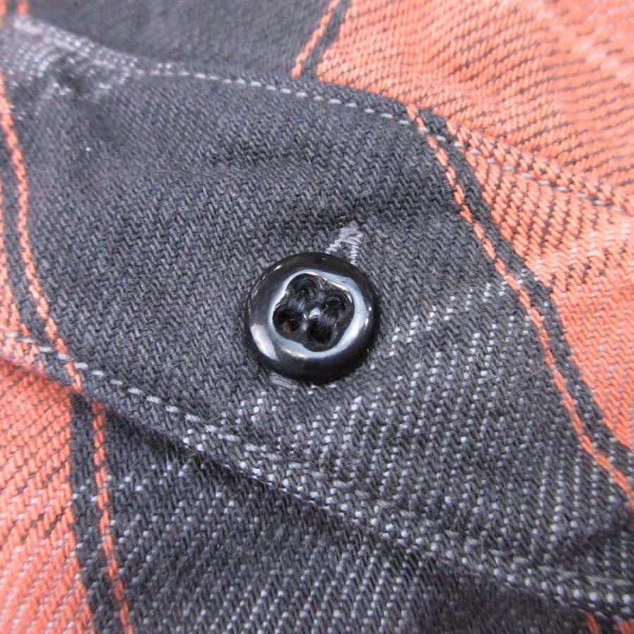 美品 JELADO ジェラード Union Worker Shirt チェック ユニオンワークシャツ カットソー トップス コットン 15 茶 グレー メンズ 古着 中古 | JELADO | 05
