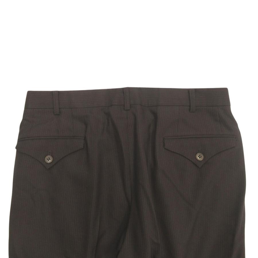 美品 GAULTIER HOMME objet ゴルチエ オム オブジェ 90's スーツ セットアップ ジャケット パンツ 3B ヴィンテージ 48 茶 ブラウン メンズ 古着 中古_6