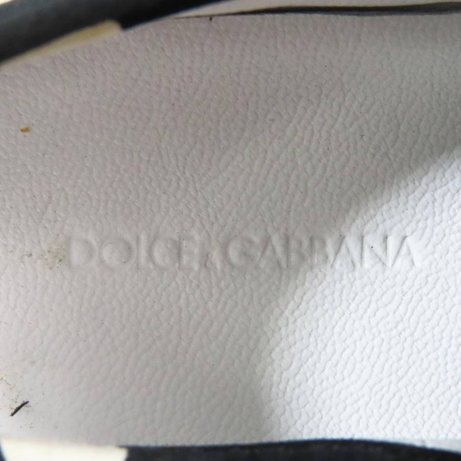 未使用 DOLCE&GABBANA ドルチェアンドガッバーナ キッズ 子供靴 ドット柄 ローカット スニーカー キャンバス シューズ 29 黒 キッズ 古着 中古 | DOLCE&GABBANA | 05