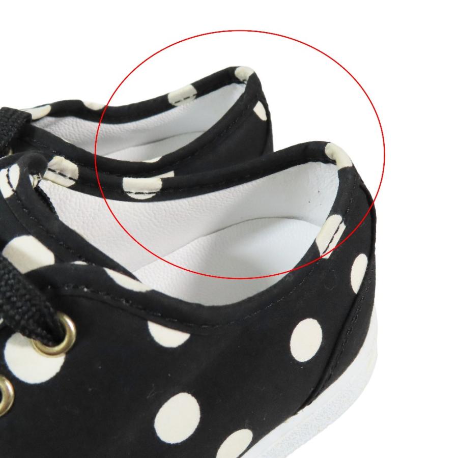 未使用 DOLCE&GABBANA ドルチェアンドガッバーナ キッズ 子供靴 ドット柄 ローカット スニーカー キャンバス シューズ 29 黒 キッズ 古着 中古 | DOLCE&GABBANA | 07