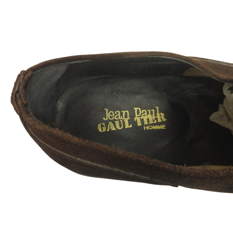 良品 Jean Paul GAULTIER HOMME ジャンポールゴルチエ オム スエード レザー ドレス シューズ 靴 ヴィンテージ 7.5 25.5cm ブラウン メンズ 古着 中古 |  | 07