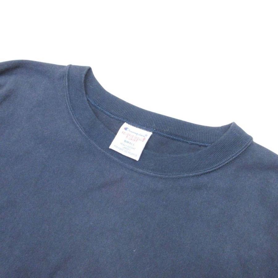 美品 Champion チャンピオン リバースウィーブ Tシャツ カットソー トップス 長袖 ロンT クルーネック S 紺 ネイビー メンズ 古着 中古 | Champion | 02