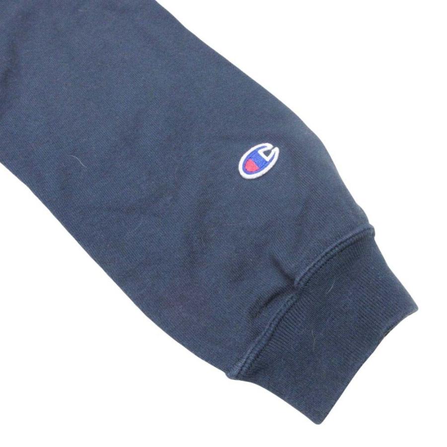 美品 Champion チャンピオン リバースウィーブ Tシャツ カットソー トップス 長袖 ロンT クルーネック S 紺 ネイビー メンズ 古着 中古 | Champion | 03