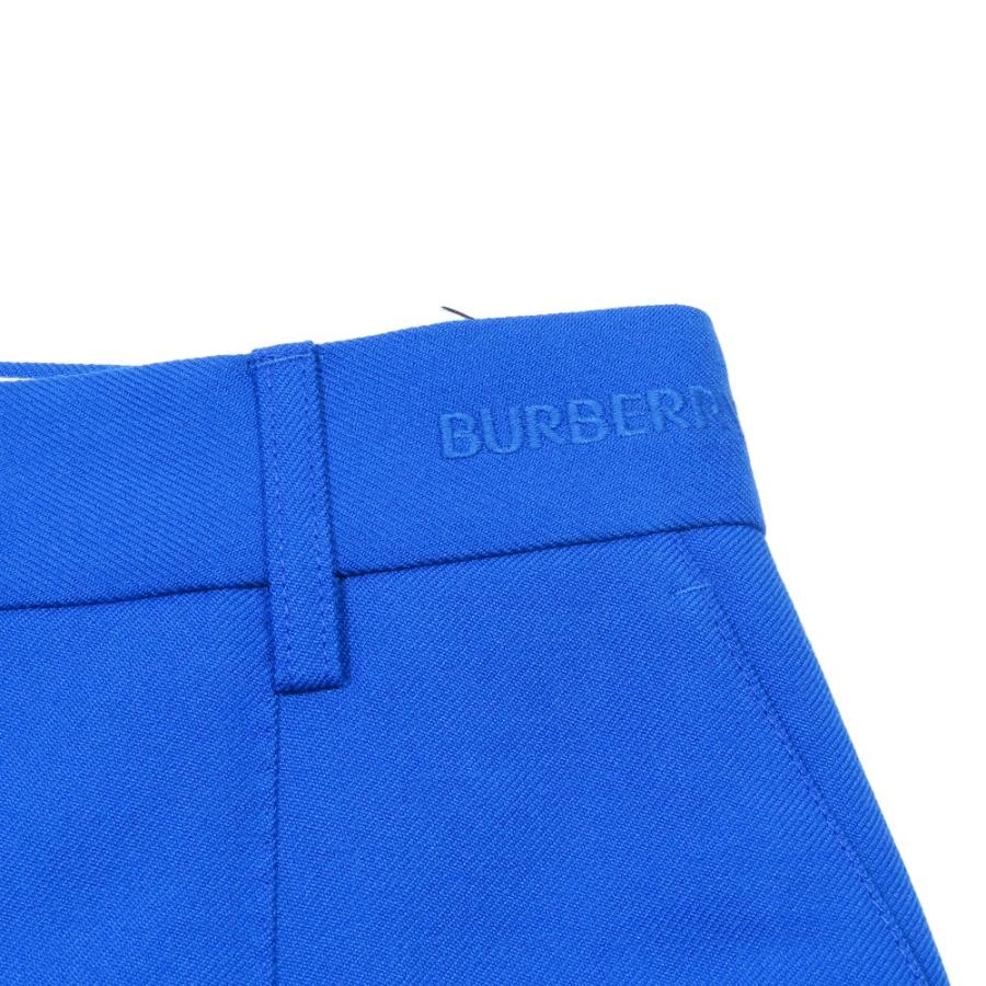 未使用 BURBERRY バーバリー ワイドパンツ スラックス ジップフライ ウール 36 ブルー レディース 古着 中古 | BURBERRY | 04