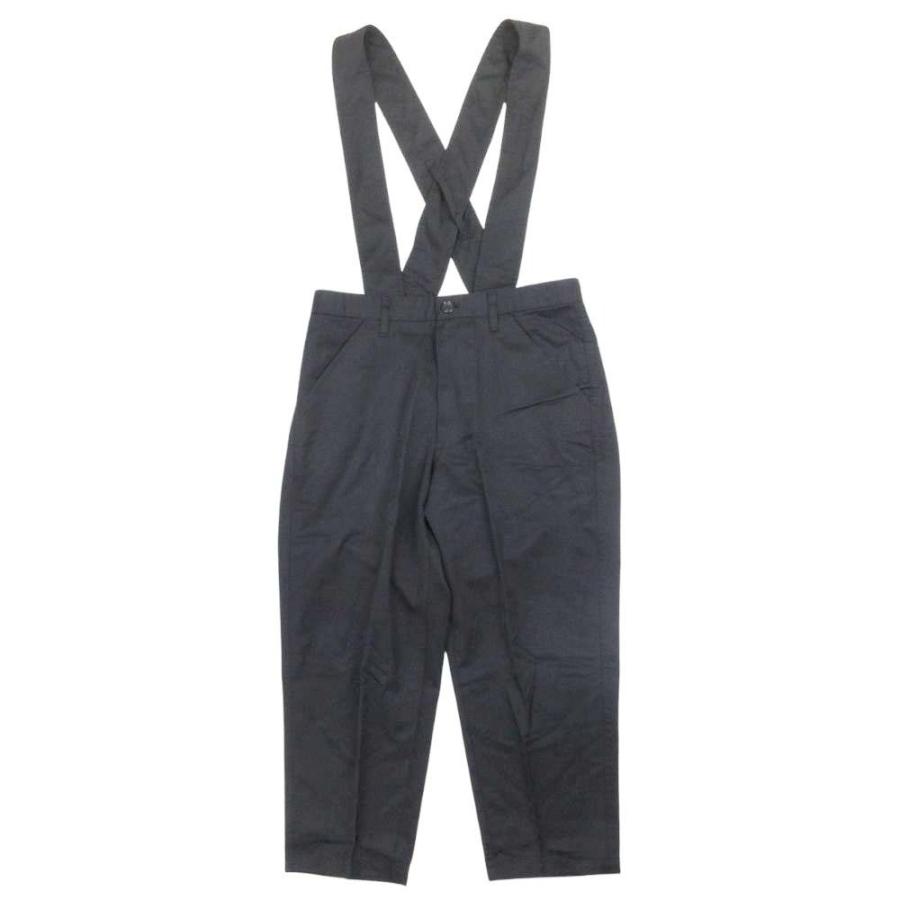 美品 18ss COMME DES GARCONS GIRL コムデギャルソンガール ウールサロペット パンツ オーバーオール S 黒 ブラック レディース 古着 中古 | COMME des GARCONS GIRL