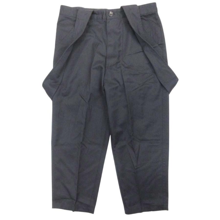 美品 18ss COMME DES GARCONS GIRL コムデギャルソンガール ウールサロペット パンツ オーバーオール S 黒 ブラック レディース 古着 中古 | COMME des GARCONS GIRL | 02
