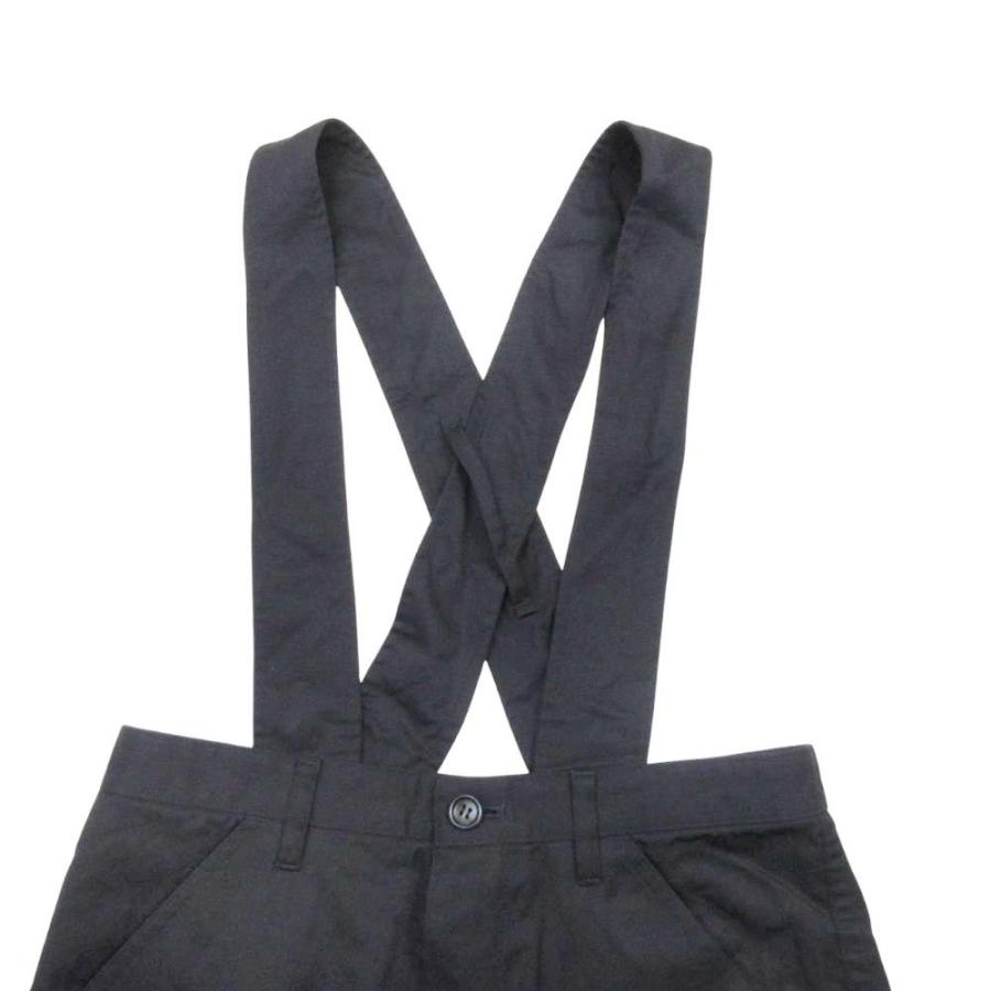 美品 18ss COMME DES GARCONS GIRL コムデギャルソンガール ウールサロペット パンツ オーバーオール S 黒 ブラック レディース 古着 中古 | COMME des GARCONS GIRL | 04