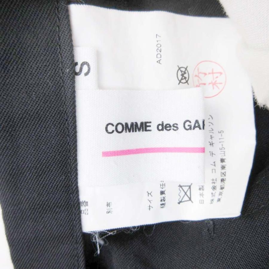 美品 18ss COMME DES GARCONS GIRL コムデギャルソンガール ウールサロペット パンツ オーバーオール S 黒 ブラック レディース 古着 中古 | COMME des GARCONS GIRL | 06
