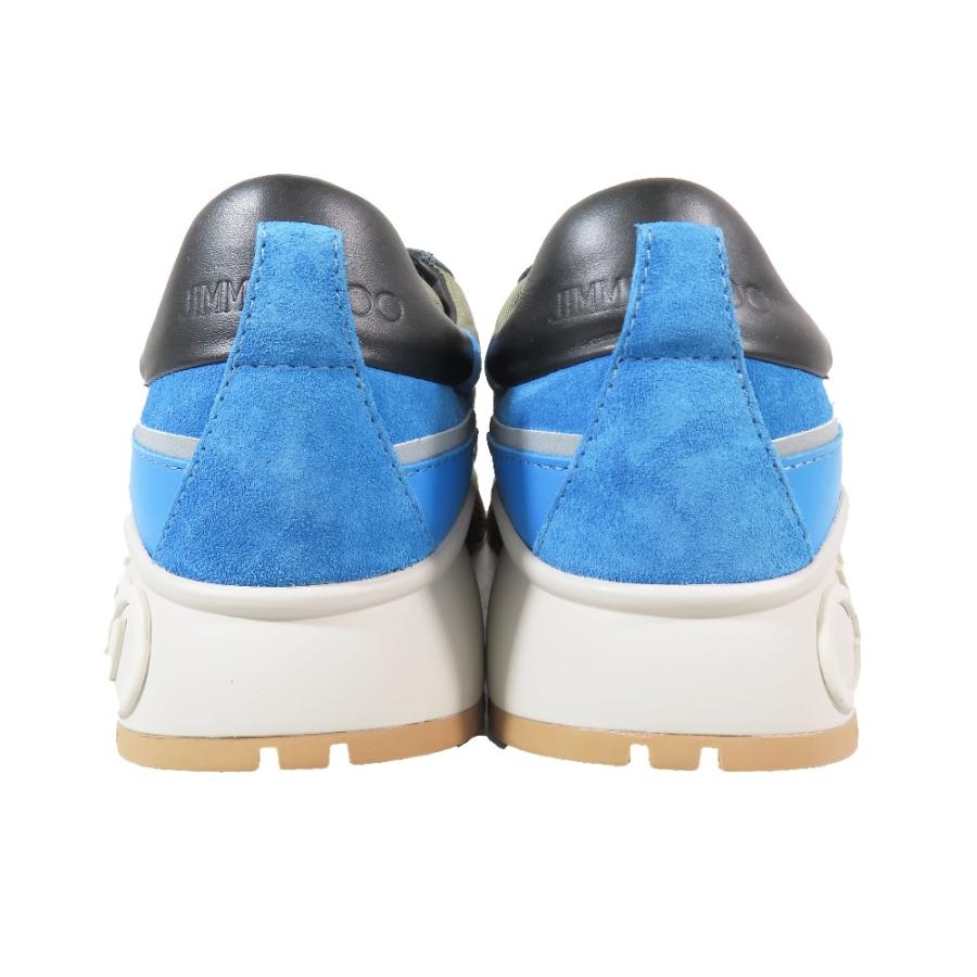 未使用 JIMMY CHOO ジミーチュウ チャンキースニーカー Raine ローカット ナイロン スエード 靴 シューズ ブルー カーキ 36 レディース 古着 中古 | JIMMY CHOO | 04