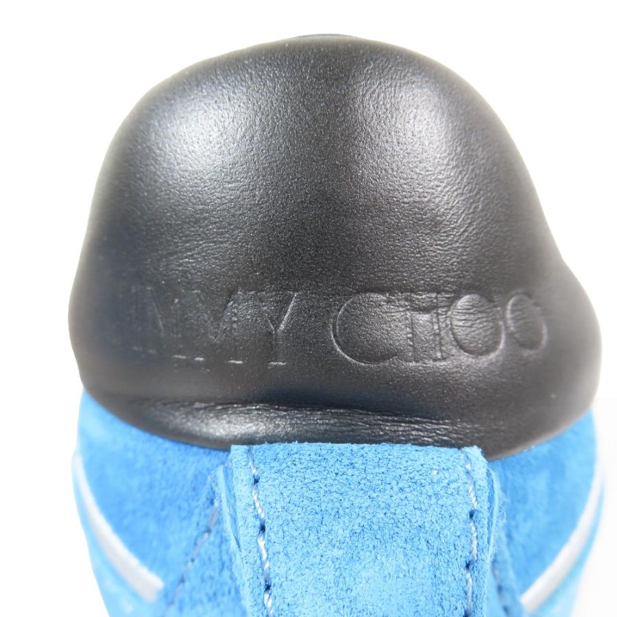 未使用 JIMMY CHOO ジミーチュウ チャンキースニーカー Raine ローカット ナイロン スエード 靴 シューズ ブルー カーキ 36 レディース 古着 中古 | JIMMY CHOO | 06