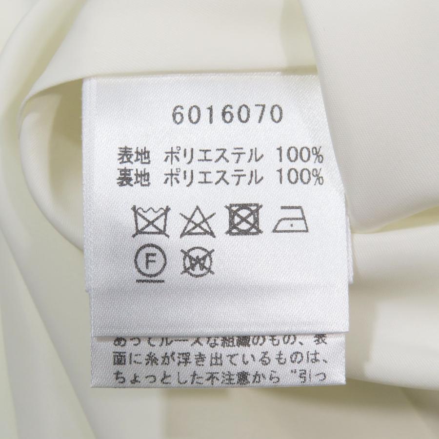 新品同様 20SS Rene ルネ ステッチ ワンピース ドレス 膝丈 フレア ノースリーブ パーティ 6016070 ホワイト 34 レディース 古着 中古 | Rene | 04