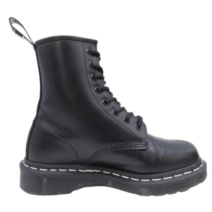良品 DR. MARTENS ドクターマーチン 1460 ホワイトステッチ 8 ホールブーツ シューズ 靴 スムースレザー UK3/22.0 黒 ブラック レディース 古着 中古 | Dr.Martens | 04