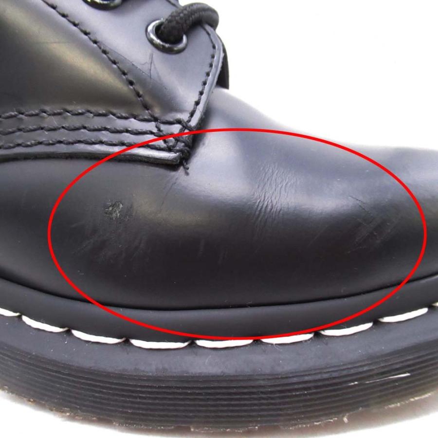 良品 DR. MARTENS ドクターマーチン 1460 ホワイトステッチ 8 ホールブーツ シューズ 靴 スムースレザー UK3/22.0 黒 ブラック レディース 古着 中古 | Dr.Martens | 06