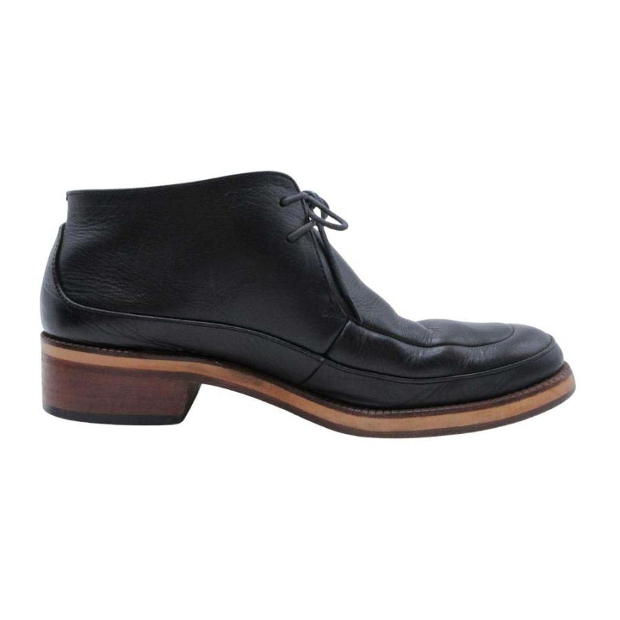 良品 alfredo BANNISTER アルフレッドバニスター レザー レースアップ ショートブーツ シューズ 40/25.0 黒 ブラック メンズ 古着 中古 | alfredoBANNISTER | 03