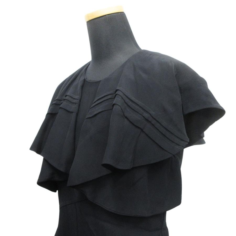 美品 3.1 phillip lim スリーワン フィリップリム フリル ロング ワンピース ドレス カットソー パーティ サイズ2 ブラック レディース 古着 中古 | 3.1 Phillip Lim | 03