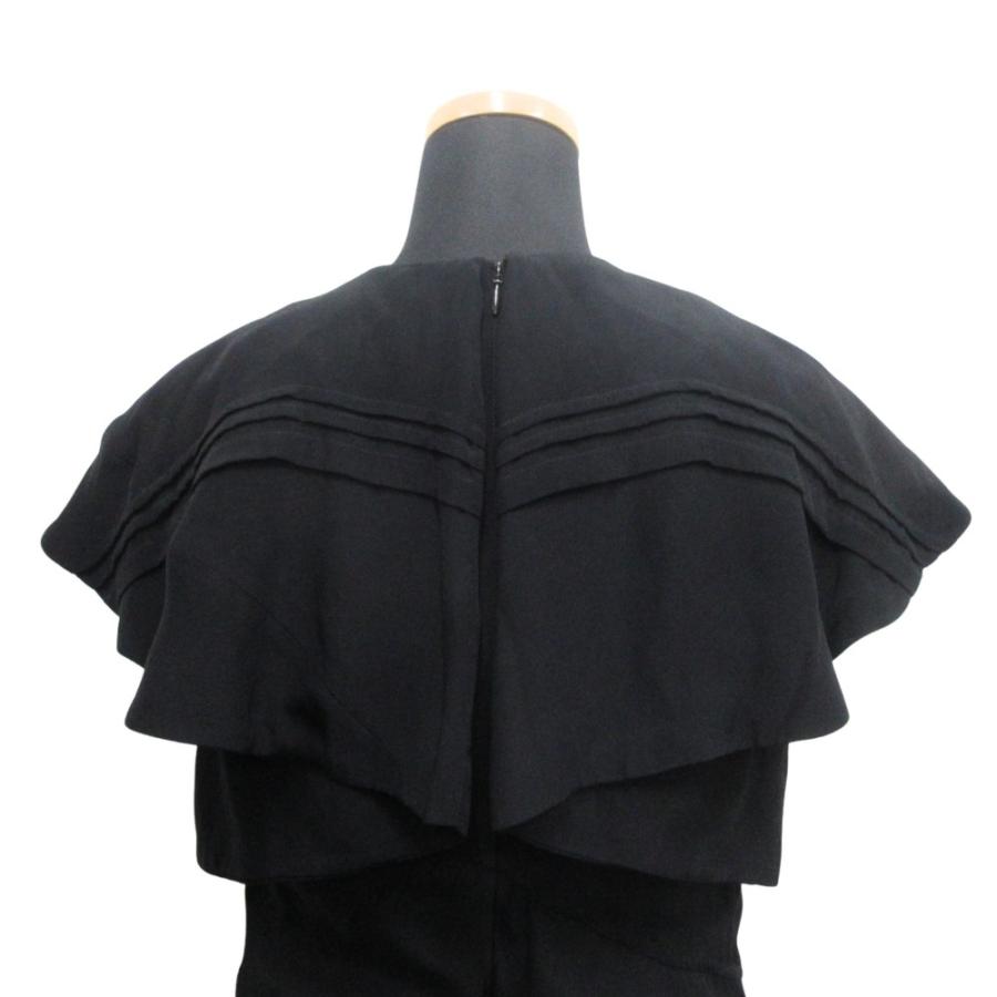 美品 3.1 phillip lim スリーワン フィリップリム フリル ロング ワンピース ドレス カットソー パーティ サイズ2 ブラック レディース 古着 中古 | 3.1 Phillip Lim | 04