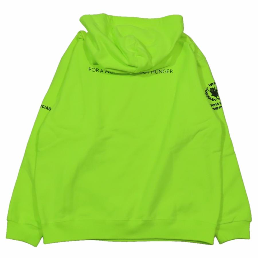 未使用 22年製 BALENCIAGA バレンシアガ World Food Program Hoodie スウェット パーカー プルオーバー カットソー S ネオングリーン メンズ レディース 古着 中 | BALENCIAGA | 01