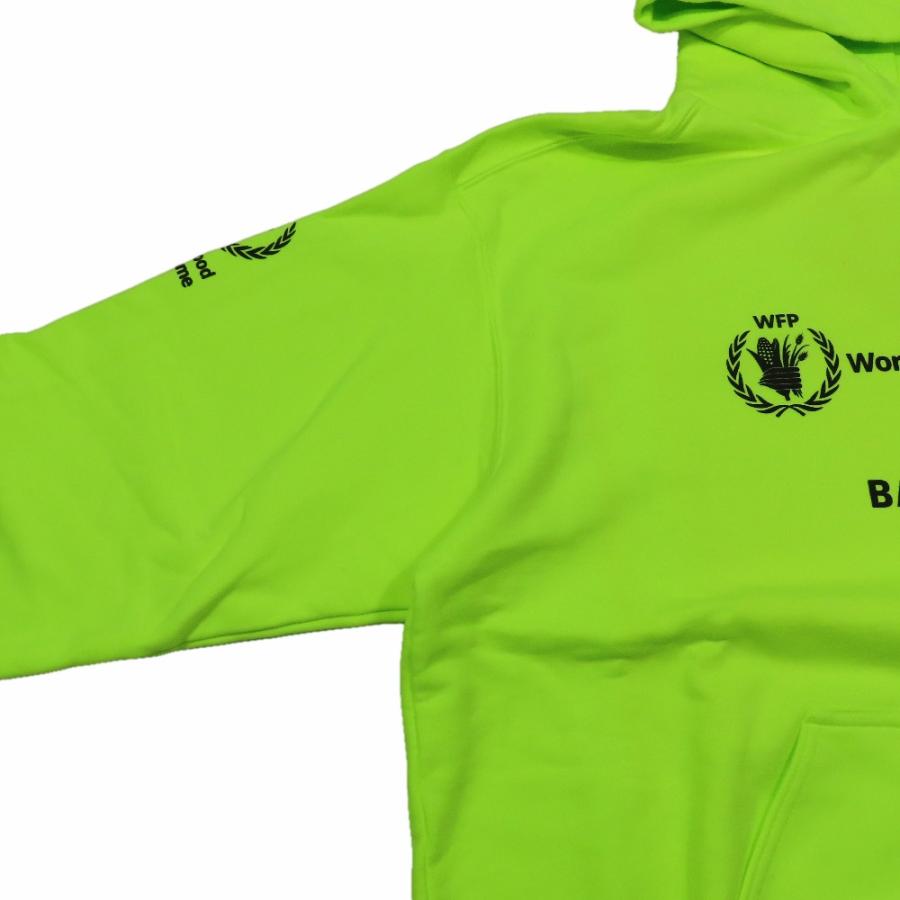 未使用 22年製 BALENCIAGA バレンシアガ World Food Program Hoodie スウェット パーカー プルオーバー カットソー S ネオングリーン メンズ レディース 古着 中 | BALENCIAGA | 03