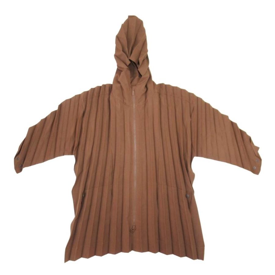 オムプリッセイッセイミヤケ パーカー サイズ2 HOMME PLISSE ISSEY MIYAKE 新品同様 22ss オムプリッセ イッセイ