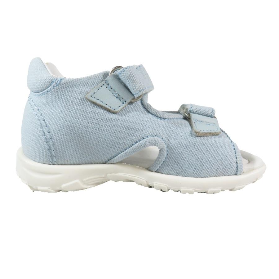 未使用 DOLCE\u0026GABBANA ドルチェアンドガッバーナ キッズ 子供靴 スポーツサンダル DGロゴ キャンバス シューズ 青系 26 キッズ 古着 中古の画像
