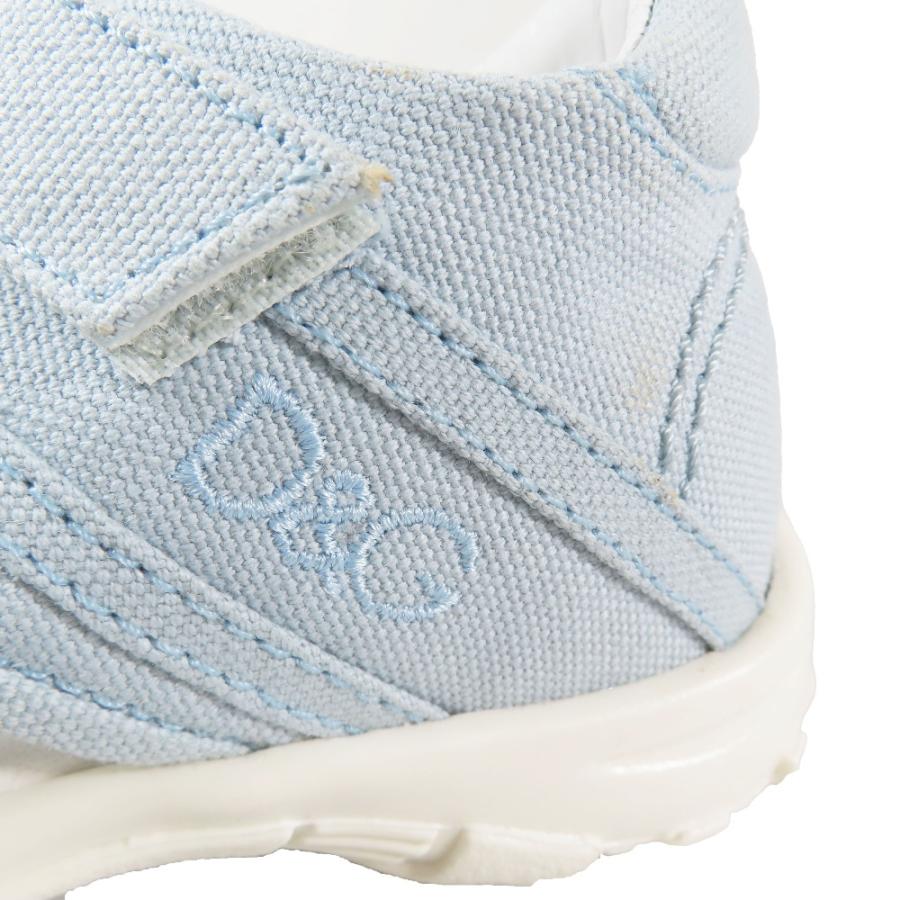未使用 DOLCE\u0026GABBANA ドルチェアンドガッバーナ キッズ 子供靴 スポーツサンダル DGロゴ キャンバス シューズ 青系 26 キッズ 古着 中古の画像