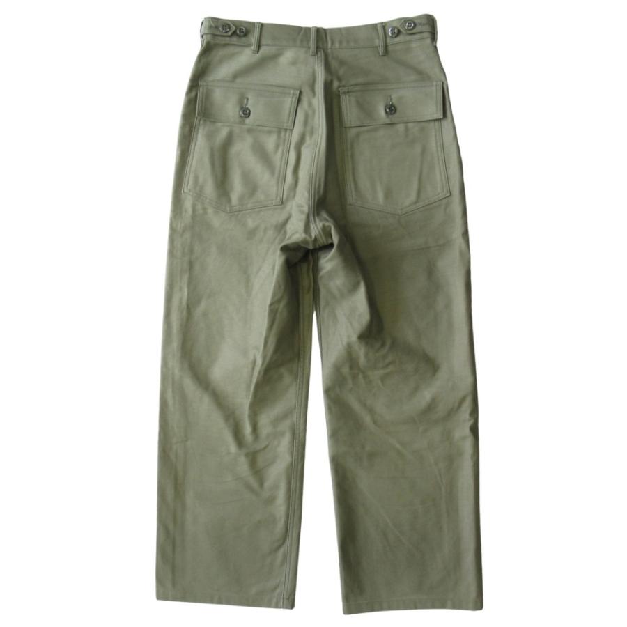 美品 22AW HYKE ハイク バックサテン ベイカー パンツ ミリタリー サイズ5 XXL オリーブ メンズ レディース 古着 中古 | HYKE | 01