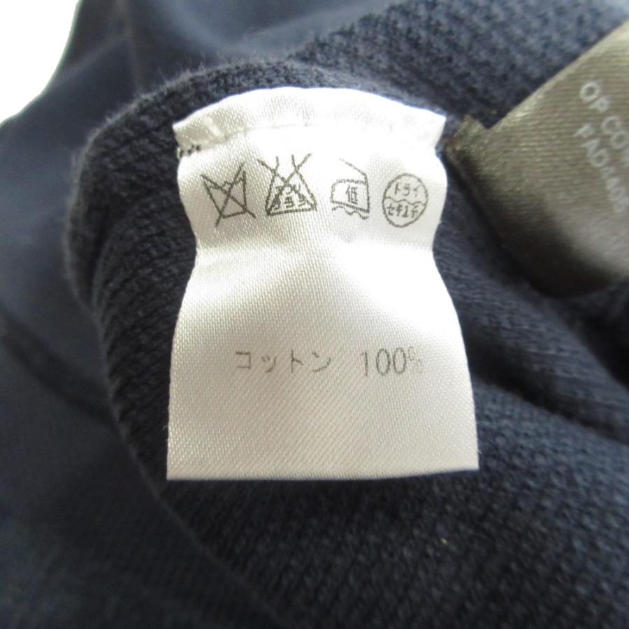 Loro Piana ロロピアーナ ロング ポロシャツ カットソー 長袖 無地 L ネイビー メンズ 古着 中古 | Loro Piana | 09
