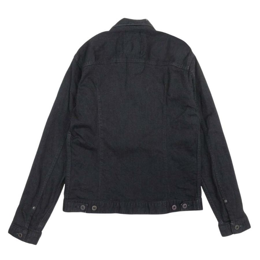 美品 KURO SEWING OIKAWA DENIM クロ オイカワデニム 3rd デニムジャケット Gジャン ジージャン カバーオール ブルゾン 0 黒 ブラック メンズ 古着 中古 | KURO | 01