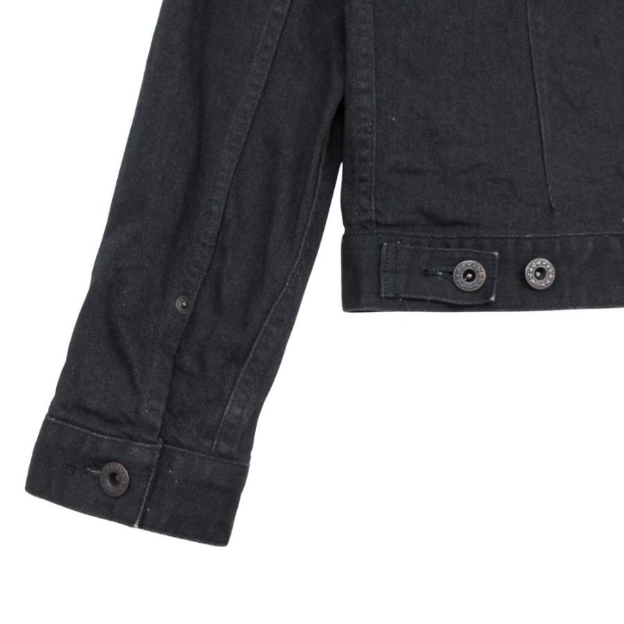 美品 KURO SEWING OIKAWA DENIM クロ オイカワデニム 3rd デニムジャケット Gジャン ジージャン カバーオール ブルゾン 0 黒 ブラック メンズ 古着 中古 | KURO | 05