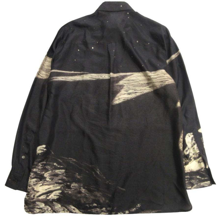 美品 KWAIDAN EDITIONS カイダン エディションズ シルク シャツ ブラウス カットソー シアー 38 黒 ブラック レディース 古着 中古 | KWAIDAN EDITIONS | 01