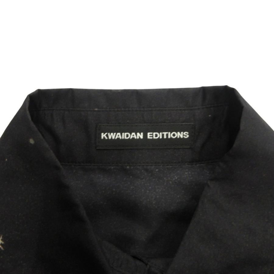 美品 KWAIDAN EDITIONS カイダン エディションズ シルク シャツ ブラウス カットソー シアー 38 黒 ブラック レディース 古着 中古 | KWAIDAN EDITIONS | 05