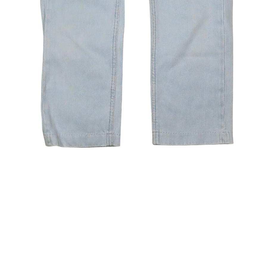 美品 THE SHISHIKUI シシクイ コットン デニム パンツ Gパン レザー ワッペン ロゴ 刻印 ボタン ボトムス 25 青 インディゴブルー レディース 古着 中古 |  | 03