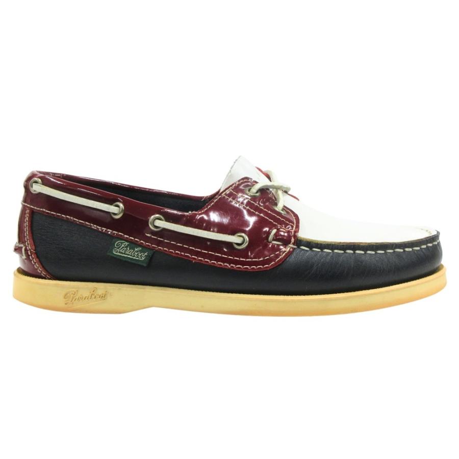 良品 Paraboot パラブーツ ビームス 別注 BARTH バース デッキ シューズ ローファー 靴 レザー トリコロール サイズ6.5 25cm メンズ 古着 中古 | Paraboot | 02