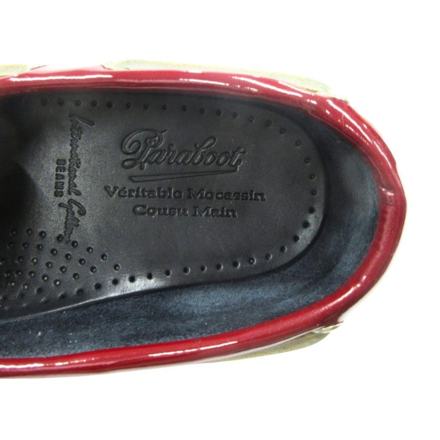 良品 Paraboot パラブーツ ビームス 別注 BARTH バース デッキ シューズ ローファー 靴 レザー トリコロール サイズ6.5 25cm メンズ 古着 中古 | Paraboot | 06