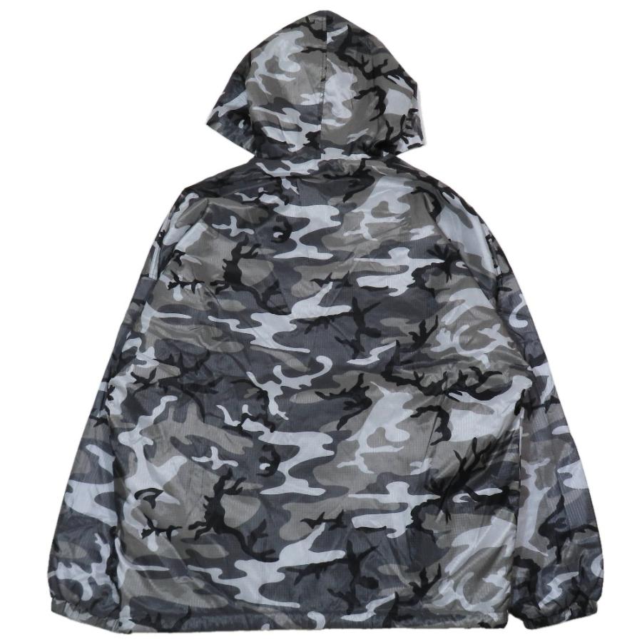 未使用 22AW CELINE セリーヌ エディ期 カモフラ プルオーバー ナイロンジャケット ウィンドブレーカー 44 グレー 2W732153Q メンズ 古着 中古 | CELINE | 01