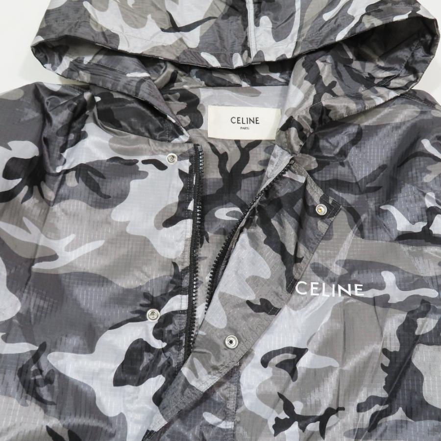 未使用 22AW CELINE セリーヌ エディ期 カモフラ プルオーバー ナイロンジャケット ウィンドブレーカー 44 グレー 2W732153Q メンズ 古着 中古 | CELINE | 03